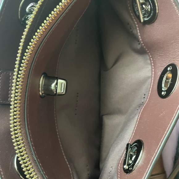 Coach Brown Leather Shoulder Bag - Picture 9 of 12